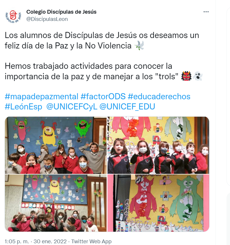 M S De Estudiantes Conmemoran El D A De La Paz Con Unicef Unicef
