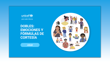 Juego de dobles: emociones y fórmulas de cortesía - Educación Infantil