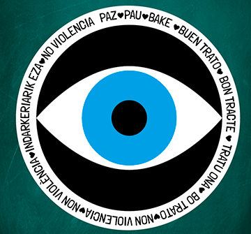 No me quedo mirando: actividad sobre paz, no violencia y buen trato en el entorno educativo Logo "No me quedo mirando"