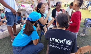 Personal de UNICEF en Venezuela.