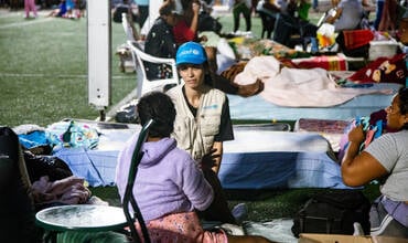 Equipos de UNICEF dando respuesta al terremoto de Venezuela